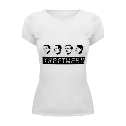 Заказать женскую футболку в Москве. Футболка базовая Kraftwerk от Fedor - готовые дизайны и нанесение принтов.