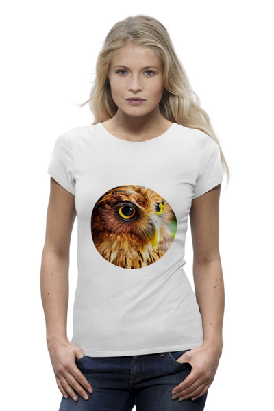 Заказать женскую футболку в Москве. Футболка базовая Animals collection Ann от dnlb - готовые дизайны и нанесение принтов.