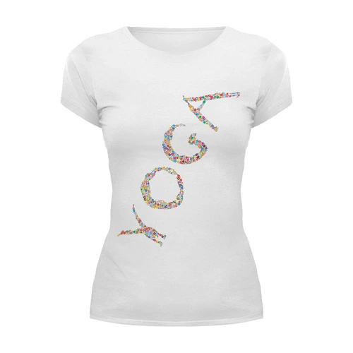 Заказать женскую футболку в Москве. Футболка базовая Без названия от Дмитрий Семенов - готовые дизайны и нанесение принтов.