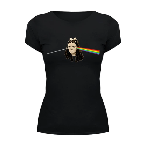 Заказать женскую футболку в Москве. Футболка базовая Pink Floyd от dizer - готовые дизайны и нанесение принтов.