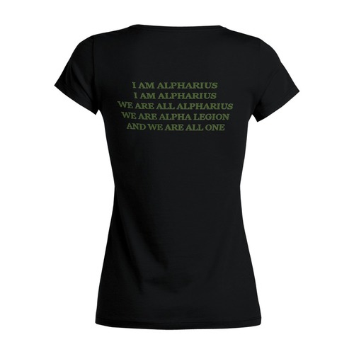 Заказать женскую футболку в Москве. Футболка базовая Alpha Legion T-shirt от ion2903 - готовые дизайны и нанесение принтов.