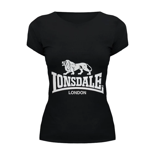 Заказать женскую футболку в Москве. Футболка базовая lonsdale london от rancid - готовые дизайны и нанесение принтов.