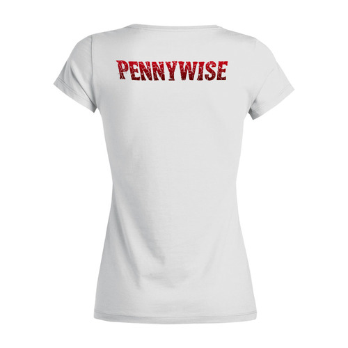 Заказать женскую футболку в Москве. Футболка базовая PENNYWISE от balden - готовые дизайны и нанесение принтов.