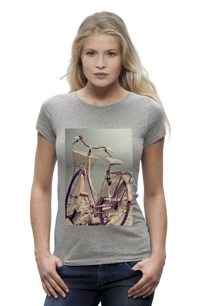 Заказать женскую футболку в Москве. Футболка базовая футболка женская от kokos - готовые дизайны и нанесение принтов.