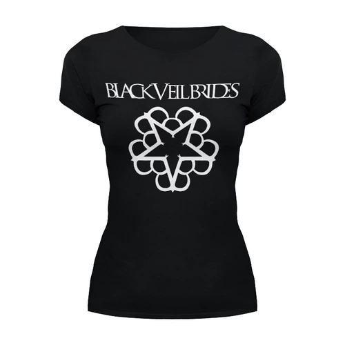 Заказать женскую футболку в Москве. Футболка базовая Black Veil Brides от geekbox - готовые дизайны и нанесение принтов.