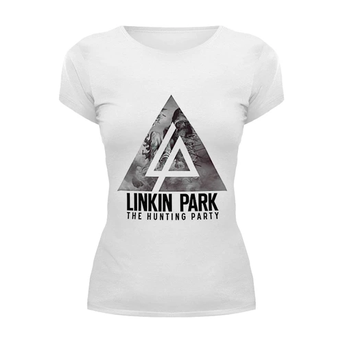 Заказать женскую футболку в Москве. Футболка базовая Linkin Park от inPrintio - готовые дизайны и нанесение принтов.
