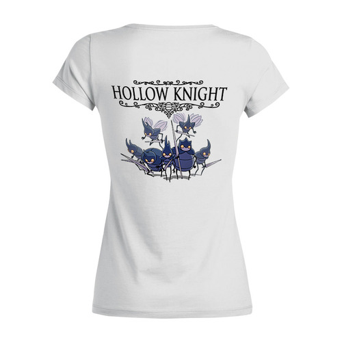 Заказать женскую футболку в Москве. Футболка базовая HOLLOW KNIGHT от robus - готовые дизайны и нанесение принтов.