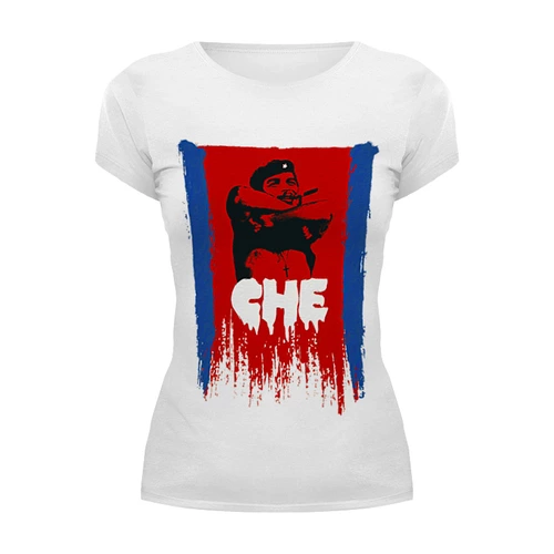 Заказать женскую футболку в Москве. Футболка базовая СHE Guevara  от Just kidding - готовые дизайны и нанесение принтов.