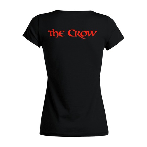Заказать женскую футболку в Москве. Футболка базовая The Crow от Leichenwagen - готовые дизайны и нанесение принтов.
