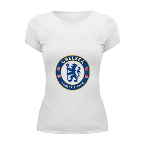 Заказать женскую футболку в Москве. Футболка базовая Chelsea от YellowCloverShop - готовые дизайны и нанесение принтов.