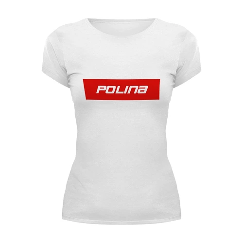Заказать женскую футболку в Москве. Футболка базовая Polina от THE_NISE  - готовые дизайны и нанесение принтов.