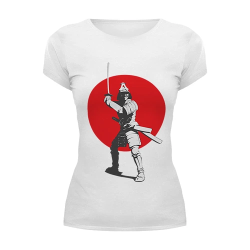 Заказать женскую футболку в Москве. Футболка базовая Red sun series от zeroone - готовые дизайны и нанесение принтов.