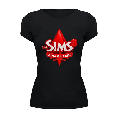 Заказать женскую футболку в Москве. Футболка базовая Sims 3 от THE_NISE  - готовые дизайны и нанесение принтов.