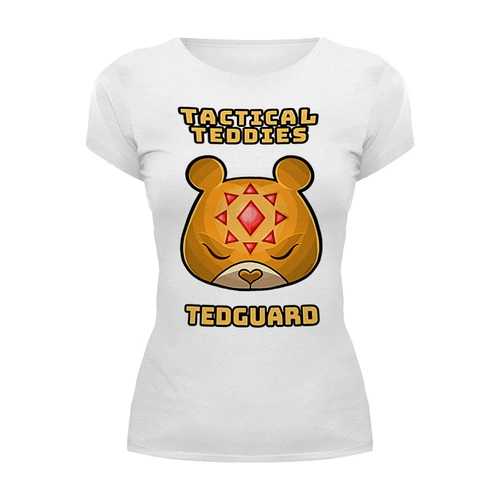 Заказать женскую футболку в Москве. Футболка базовая ✪Tactical Teddies✪ от balden - готовые дизайны и нанесение принтов.