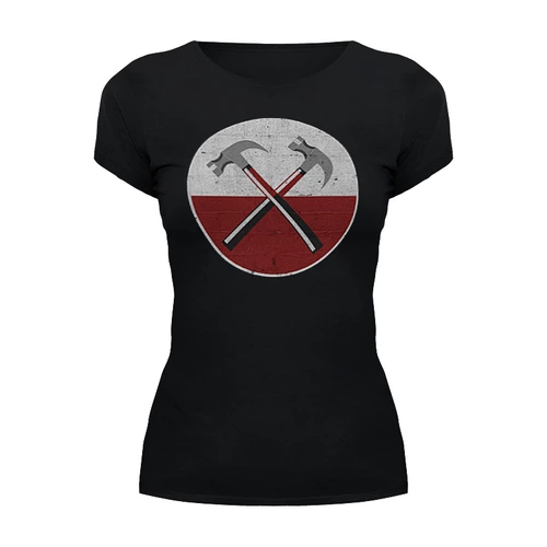 Заказать женскую футболку в Москве. Футболка базовая Pink Floyd от geekbox - готовые дизайны и нанесение принтов.