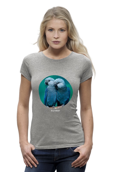 Заказать женскую футболку в Москве. Футболка базовая Animals collection Ann от dnlb - готовые дизайны и нанесение принтов.