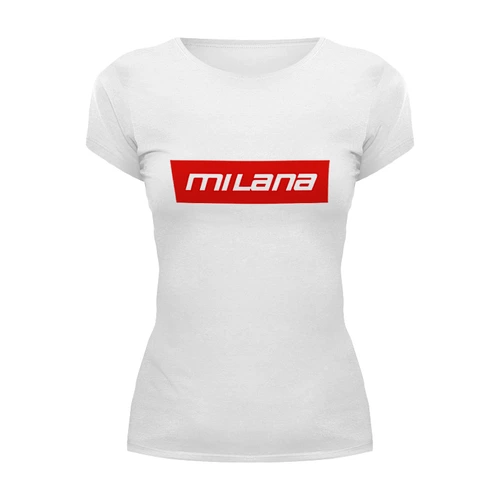 Заказать женскую футболку в Москве. Футболка базовая Milana от THE_NISE  - готовые дизайны и нанесение принтов.