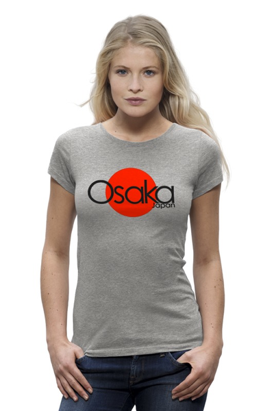 Заказать женскую футболку в Москве. Футболка базовая Osaka Women от JPshirt - готовые дизайны и нанесение принтов.