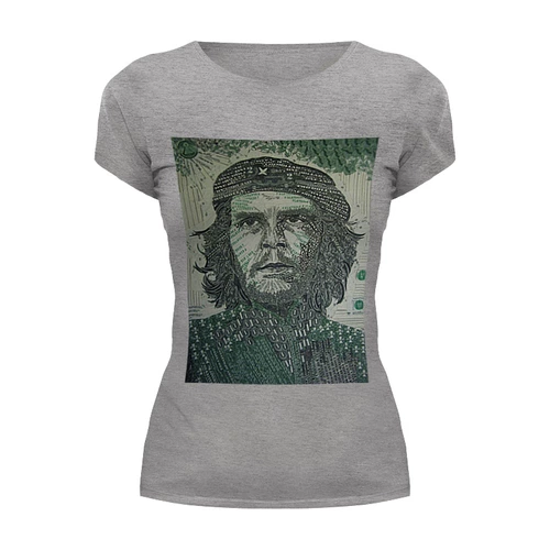 Заказать женскую футболку в Москве. Футболка базовая Che Guevara  от Leichenwagen - готовые дизайны и нанесение принтов.