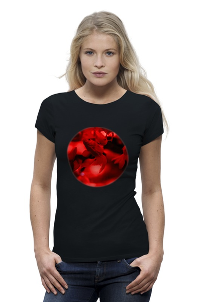 Заказать женскую футболку в Москве. Футболка базовая oh my (black) от internet_cvltvre - готовые дизайны и нанесение принтов.