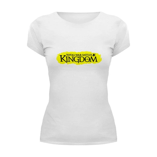 Заказать женскую футболку в Москве. Футболка базовая Total War Battles Kingdoms от THE_NISE  - готовые дизайны и нанесение принтов.