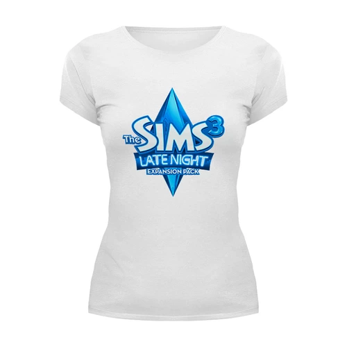 Заказать женскую футболку в Москве. Футболка базовая Sims 3  от THE_NISE  - готовые дизайны и нанесение принтов.