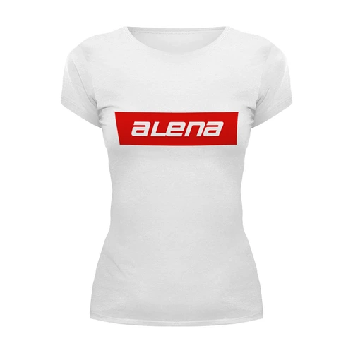Заказать женскую футболку в Москве. Футболка базовая Alena от THE_NISE  - готовые дизайны и нанесение принтов.