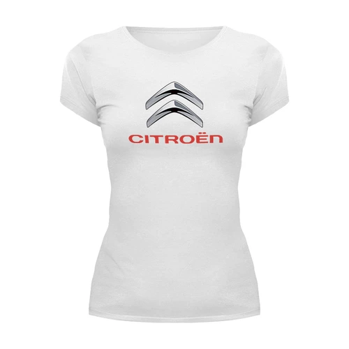 Заказать женскую футболку в Москве. Футболка базовая Citroen от DESIGNER   - готовые дизайны и нанесение принтов.