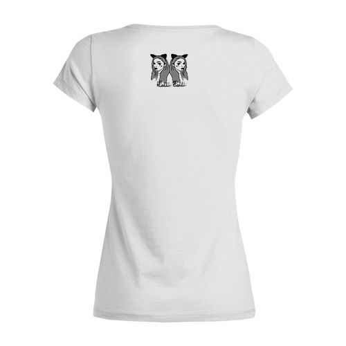 Заказать женскую футболку в Москве. Футболка базовая Sad Eyes   от Kelli Relli - готовые дизайны и нанесение принтов.
