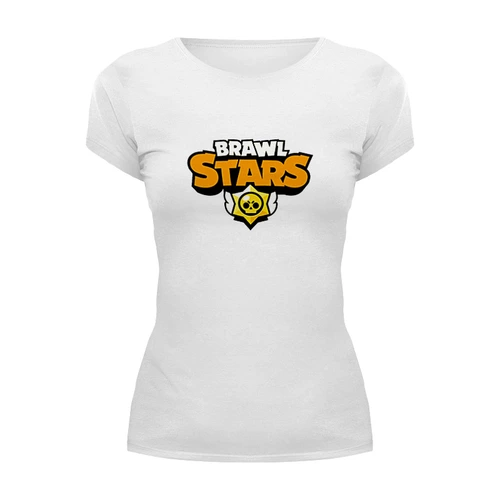 Заказать женскую футболку в Москве. Футболка базовая  Brawl Stars от THE_NISE  - готовые дизайны и нанесение принтов.
