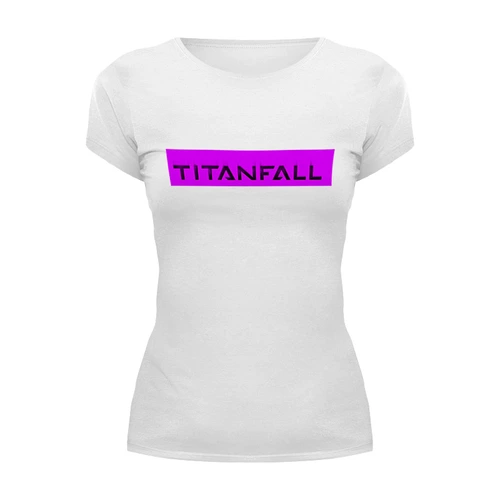 Заказать женскую футболку в Москве. Футболка базовая Titanfall от THE_NISE  - готовые дизайны и нанесение принтов.