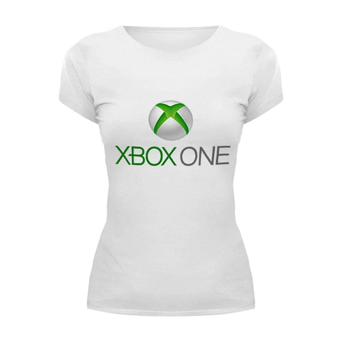 Заказать женскую футболку в Москве. Футболка базовая Xbox One от game-fan - готовые дизайны и нанесение принтов.