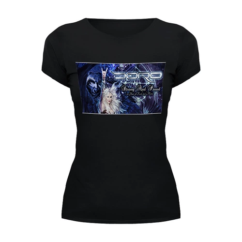 Заказать женскую футболку в Москве. Футболка базовая Doro (Ex-Warlock) от Fedor - готовые дизайны и нанесение принтов.