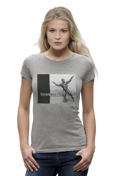 Заказать женскую футболку в Москве. Футболка базовая Shawn Ray / Шон Рей  от KinoArt - готовые дизайны и нанесение принтов.