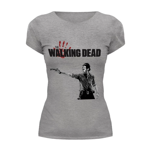 Заказать женскую футболку в Москве. Футболка базовая The Walking Dead от Pomidor - готовые дизайны и нанесение принтов.