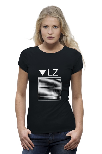 Заказать женскую футболку в Москве. Футболка базовая VLZ music от velez - готовые дизайны и нанесение принтов.