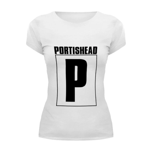Заказать женскую футболку в Москве. Футболка базовая Portishead от Chance777 - готовые дизайны и нанесение принтов.