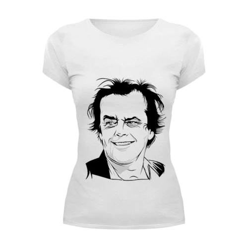 Заказать женскую футболку в Москве. Футболка базовая Jack Nicholson от priceless - готовые дизайны и нанесение принтов.
