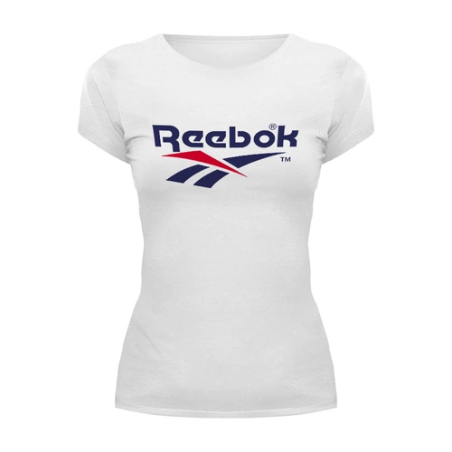 Заказать женскую футболку в Москве. Футболка базовая Reebok от Nalivaev - готовые дизайны и нанесение принтов.