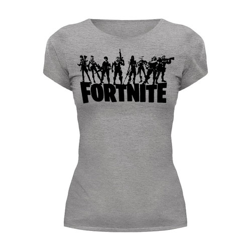 Заказать женскую футболку в Москве. Футболка базовая FORTNITE от balden - готовые дизайны и нанесение принтов.