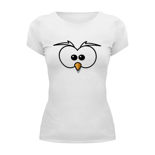 Заказать женскую футболку в Москве. Футболка базовая птица от Mari_M - готовые дизайны и нанесение принтов.