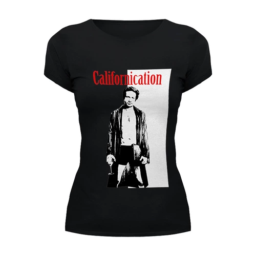 Заказать женскую футболку в Москве. Футболка базовая Californication от Printio - готовые дизайны и нанесение принтов.