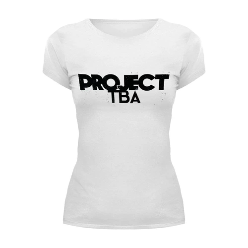 Заказать женскую футболку в Москве. Футболка базовая Project TBA от silveystrova@gmail.com - готовые дизайны и нанесение принтов.