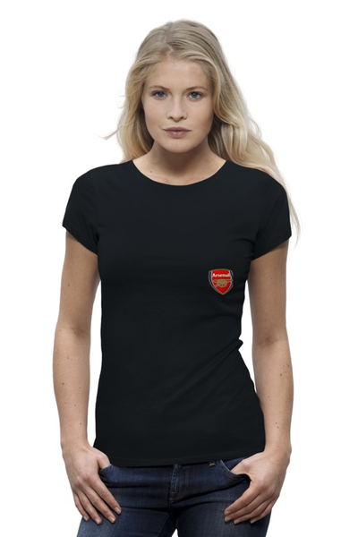 Заказать женскую футболку в Москве. Футболка базовая Арсенал(Arsenal) от Ника - готовые дизайны и нанесение принтов.