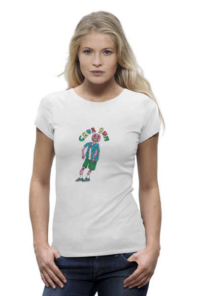 Заказать женскую футболку в Москве. Футболка базовая PAVEL PORNUH GOLF TEE 11 от pavelpornuh - готовые дизайны и нанесение принтов.
