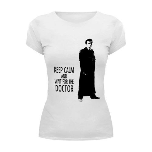 Заказать женскую футболку в Москве. Футболка базовая Doctor Who от Александр  - готовые дизайны и нанесение принтов.