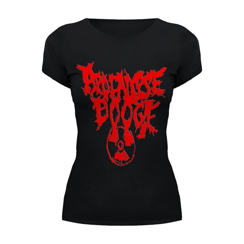 Заказать женскую футболку в Москве. Футболка базовая Apocalypse Boogie от shotcut@ya.ru - готовые дизайны и нанесение принтов.
