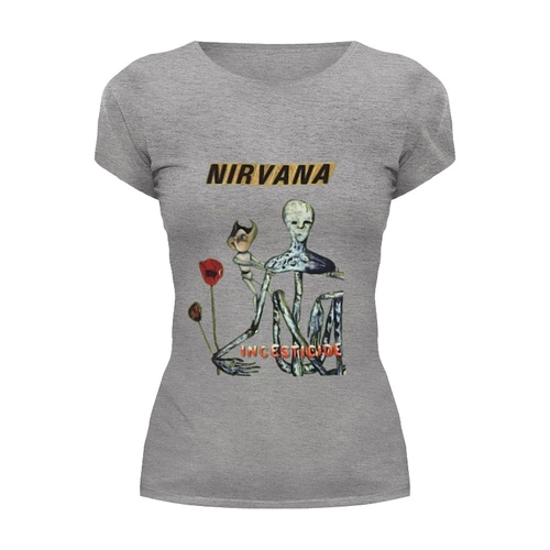 Заказать женскую футболку в Москве. Футболка базовая Nirvana Incesticide album t-shirt от rancid - готовые дизайны и нанесение принтов.