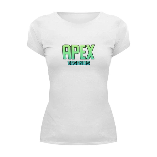 Заказать женскую футболку в Москве. Футболка базовая Apex Legends от THE_NISE  - готовые дизайны и нанесение принтов.