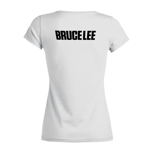 Заказать женскую футболку в Москве. Футболка базовая Bruce Lee от Leichenwagen - готовые дизайны и нанесение принтов.